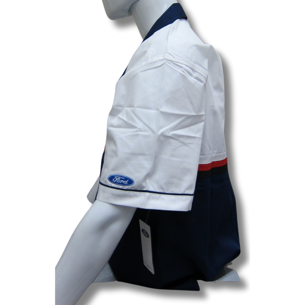 Ford Racing Pit Mechanic Button Down Work Crew Shirt Official Licensed gallery