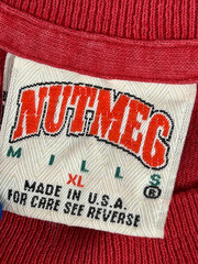VTG 80s 90s Nutmeg NFL Washington Redskins Short Sleeve Members Club XL USA Made
