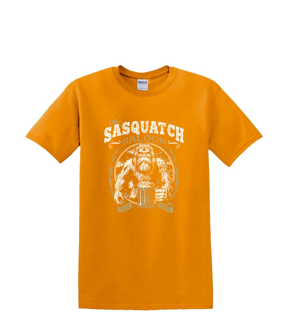 T-Shirt S to 2XL 3XL - SASQUATCH SALOON - BIGFOOT SASQUATCH FUNNY Adult gallery