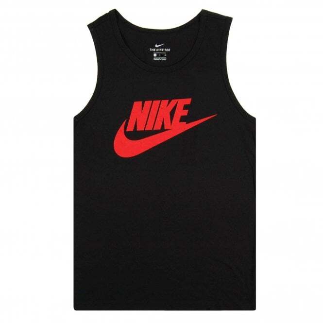 Nike Icon Futura Tank Top Black/University Red Men’s Large 2XL BNWT