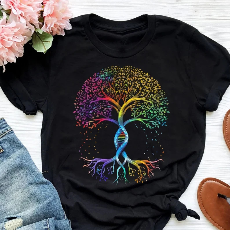 Pride Tree of Life Shirt: LGBTQ Rainbow Graphic Tee gallery