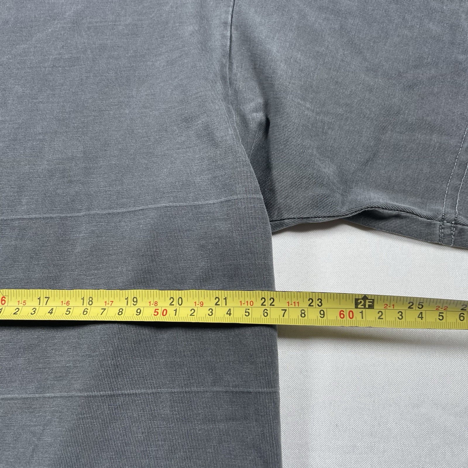 Uni/Form 100% Supima Cotton Subtle Striped Design Boxy Heavy weight Tee Shirt L gallery