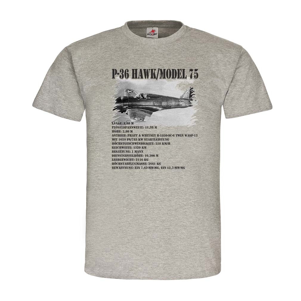 P-36 Hawk Model 75 US Army Fighter Plane WW2 #22861 gallery