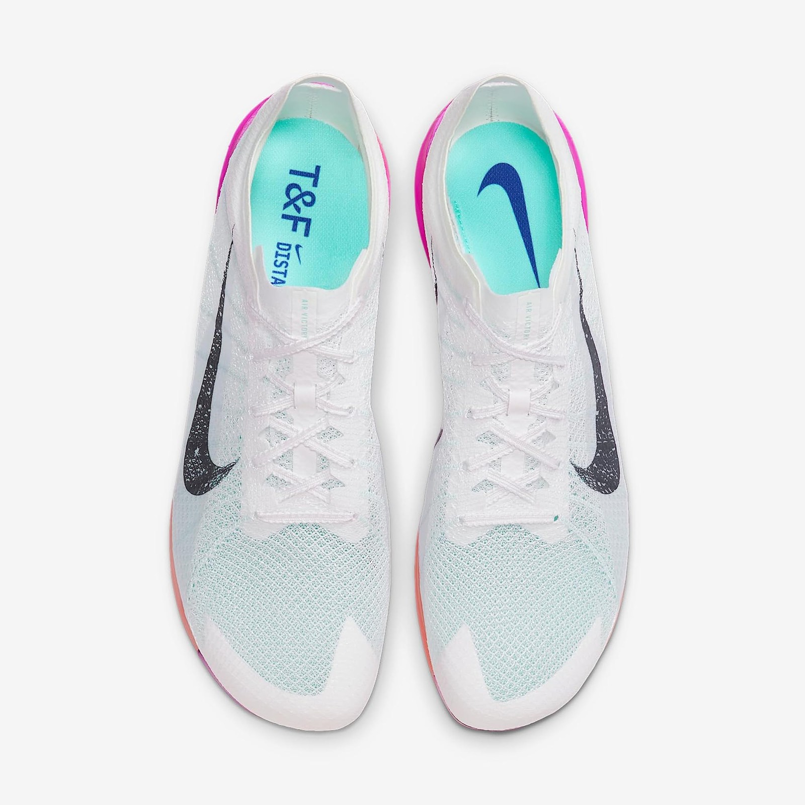 Nike Victory 2 Track & Field Distance Spikes (White/Bright Crimson/Fire Pink/Obs gallery