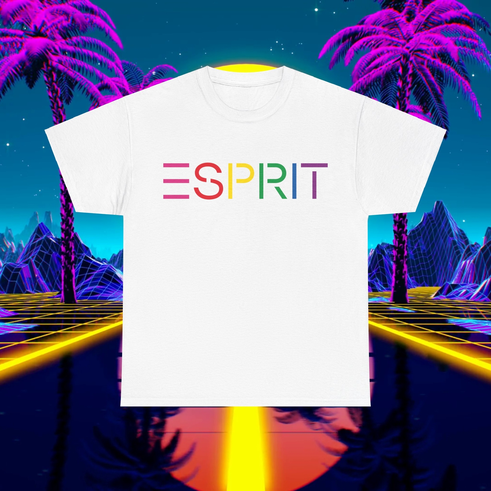 Custom ESPRIT vintage 1980s design T-shirt, Unisex for men and women shirt Tee gallery