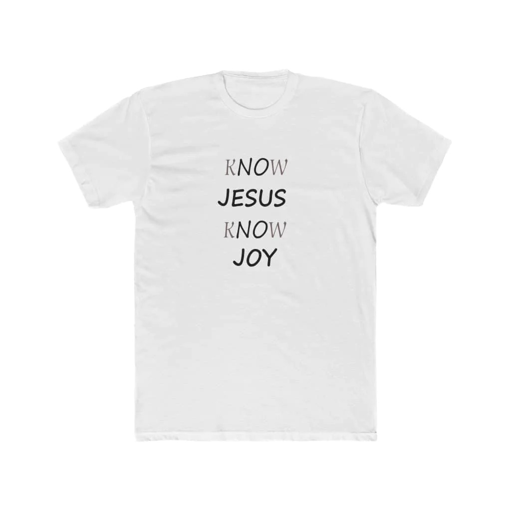 Next Level 3600 Soft Cotton Tee "KNOW JESUS KNOW JOY" gallery