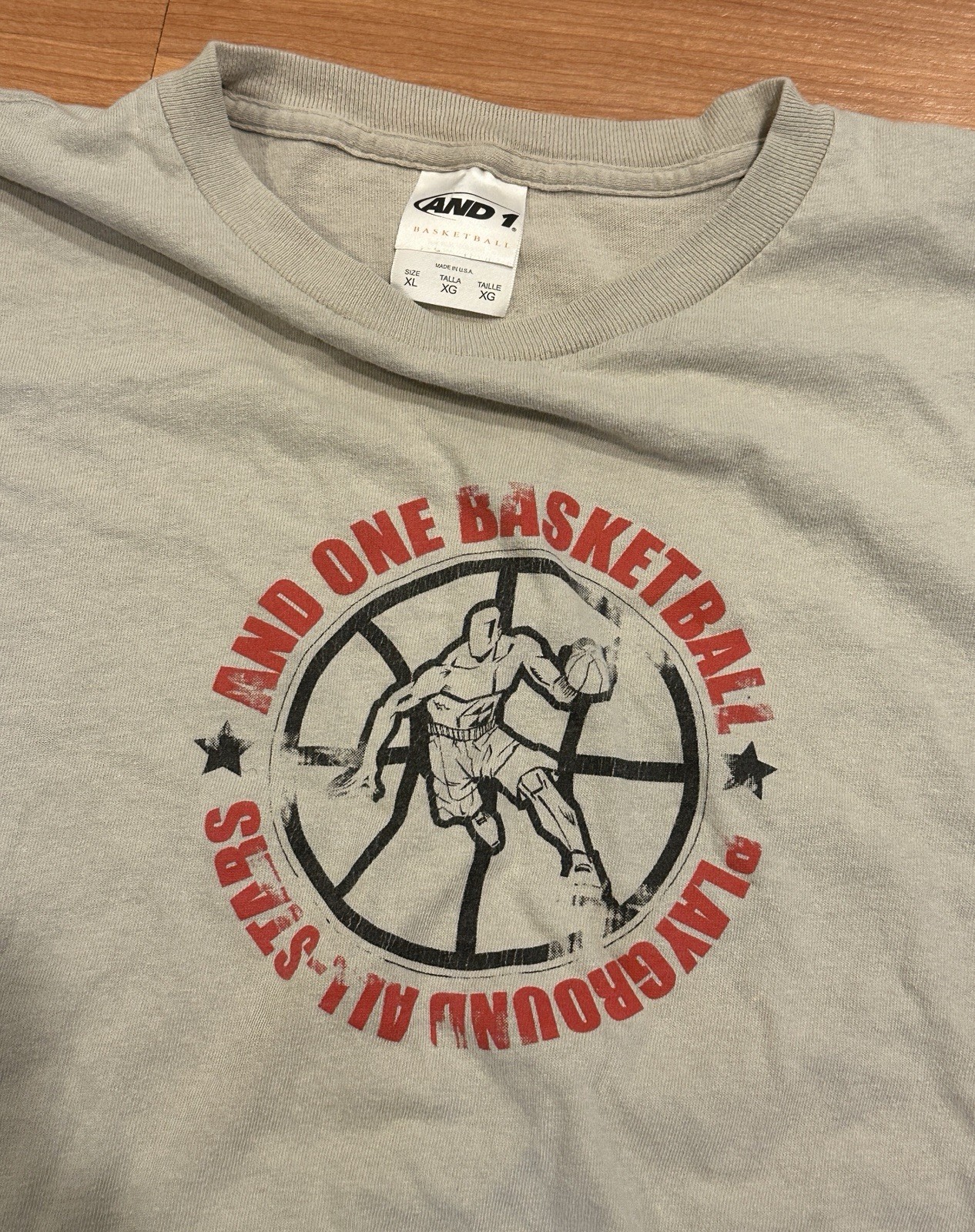 Vintage AND1 Basketball 1990s T-shirt Streetball Streetwear Men’s XL Rare Shirt