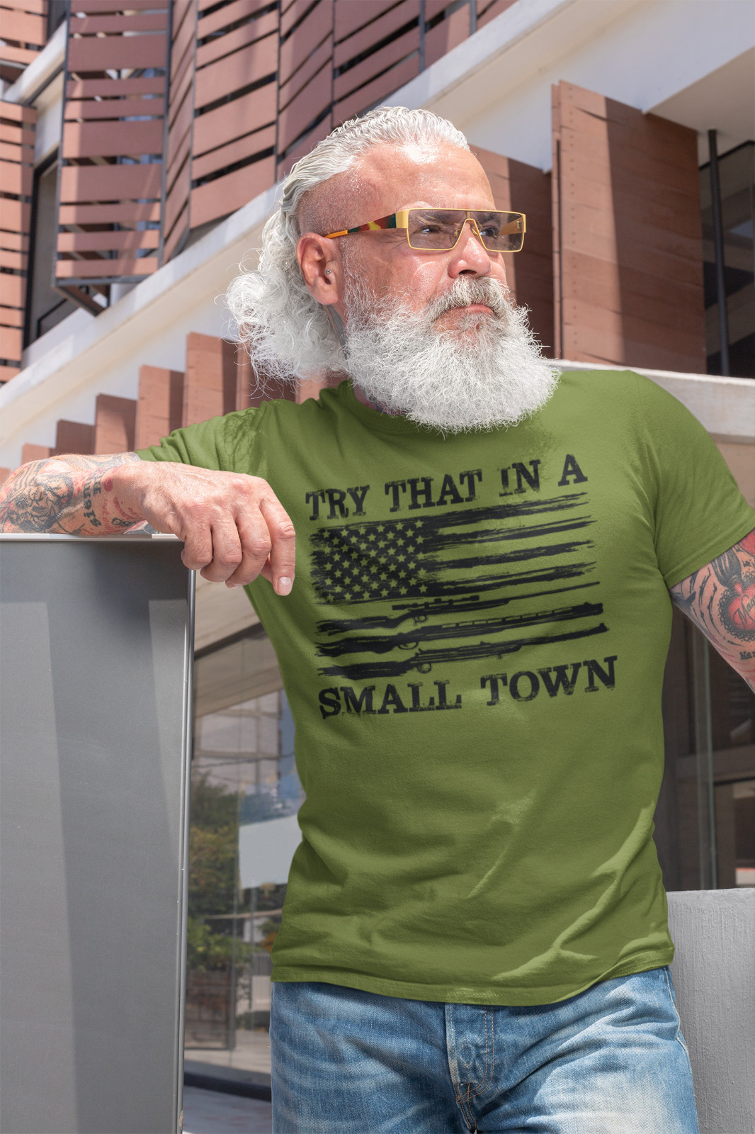 Try That In A Small Town Country Music Political Shirt Patriotic Shirts For Men gallery