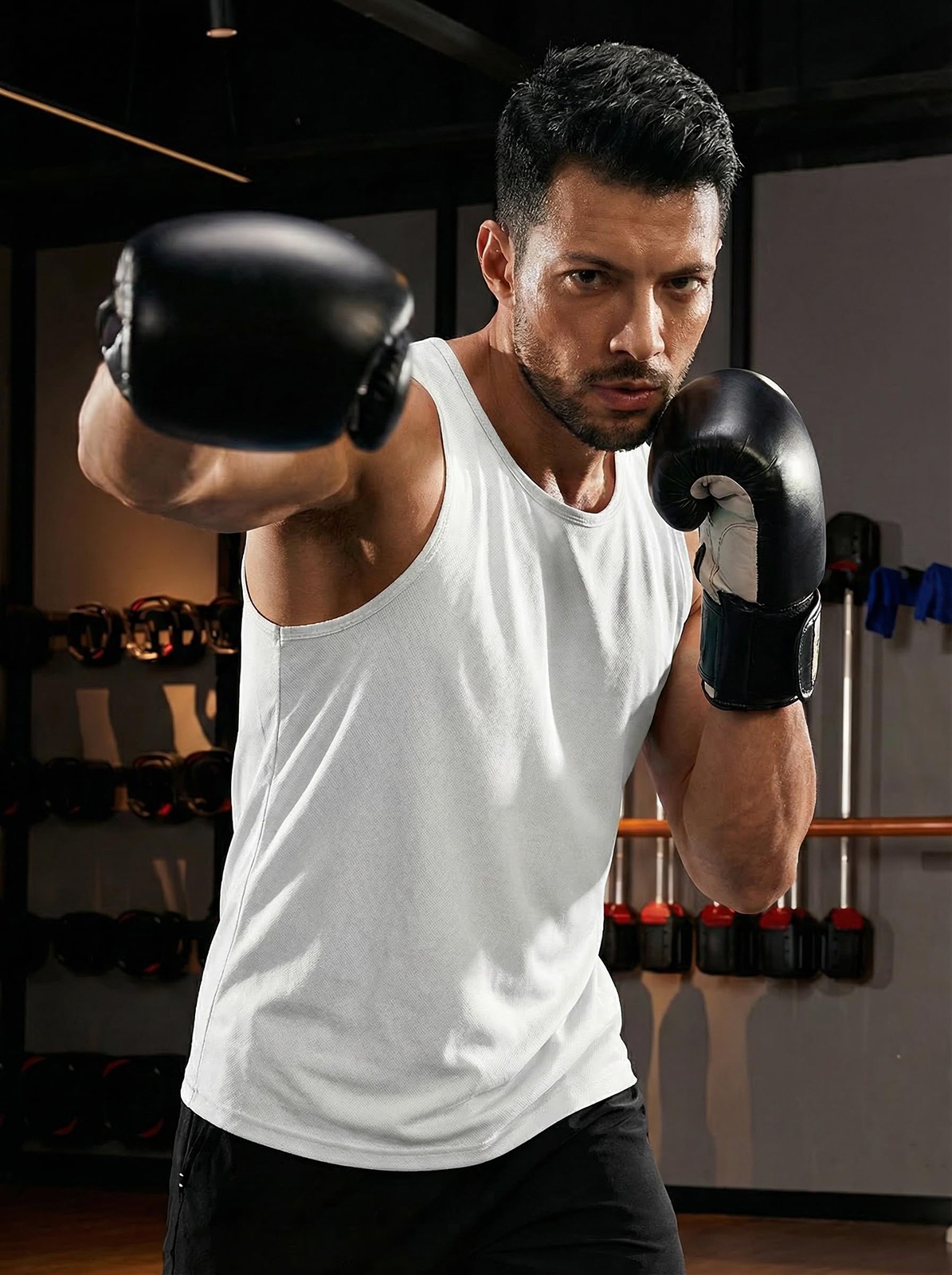Mens UPF 50+ Tank Top Moisture Wicking Summer Sleevless Workout Gym Mucsle Shirt gallery