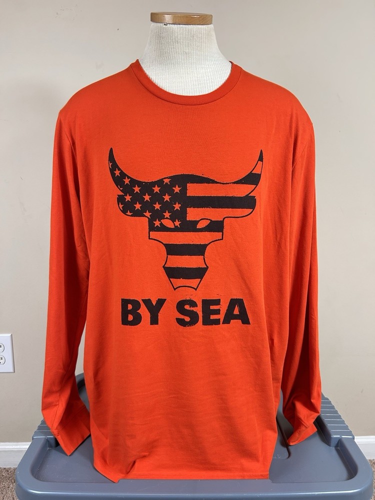 Under Armour Project Rock Graphic By Air Land Sea L/S Shirt Men’s Size XL