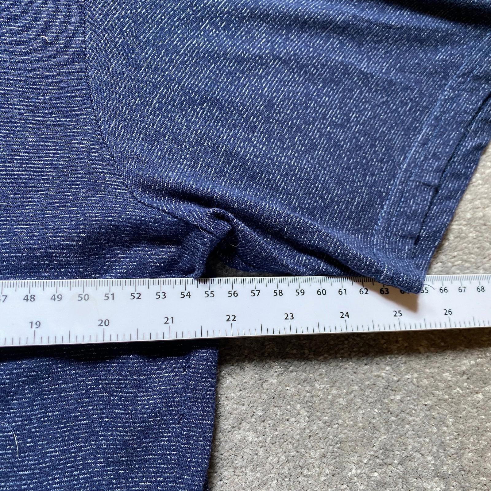 Springfield T-Shirt Men's XL Blue Round Neck Casual Style Cotton Blend gallery