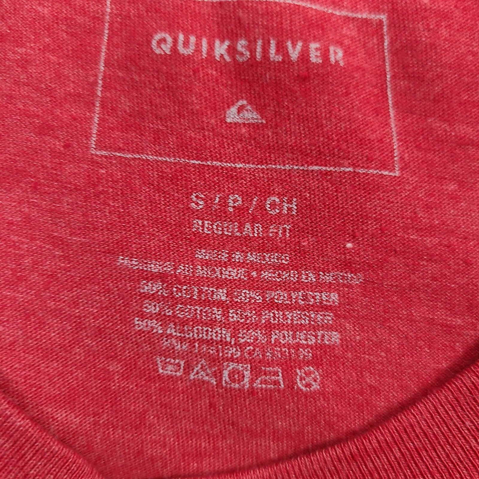 Quiksilver Shirt Mens Small Red Beach Casual Comfort Stylish Outdoor Regular Fit gallery