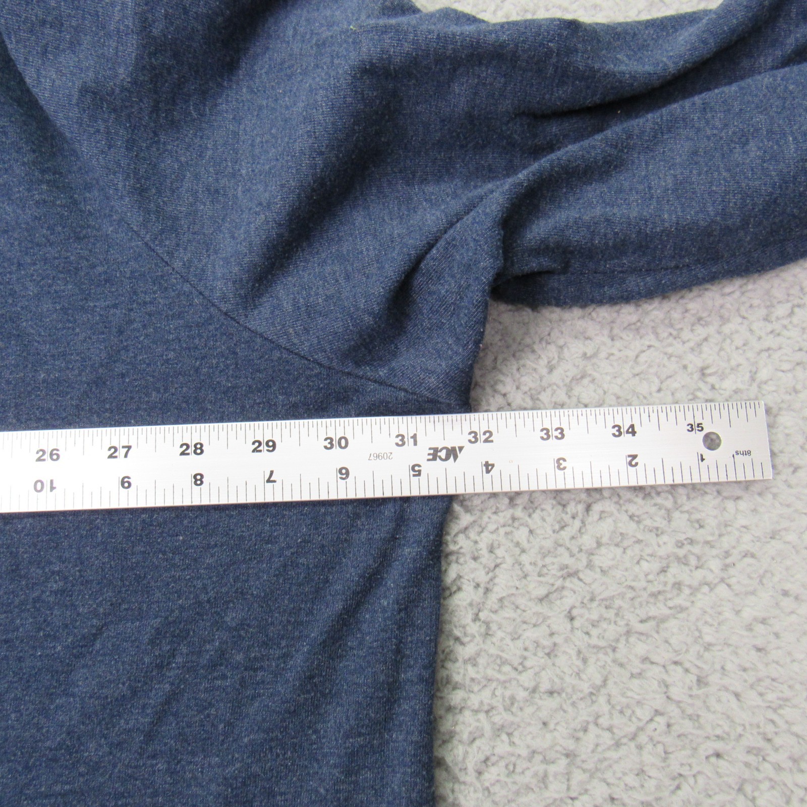 Foundry Men's 5XLT Casual Long Sleeve Polo T-Shirt Blue gallery