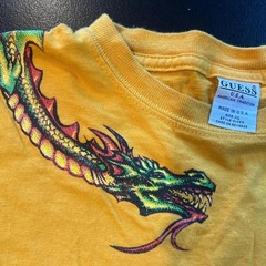 Guess Men’s Yellow Tshirt