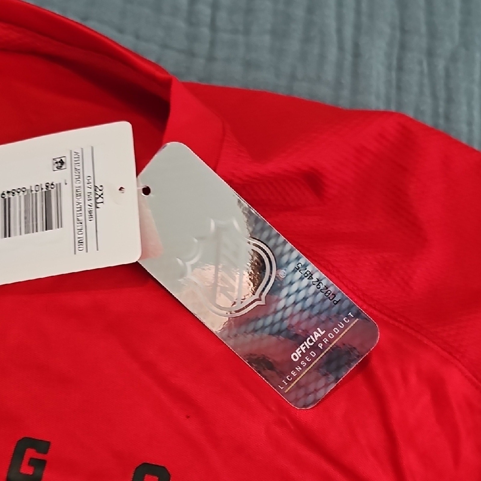 Chicago Blackhawks Red Graphic Long Sleeve Shirt 2XL gallery