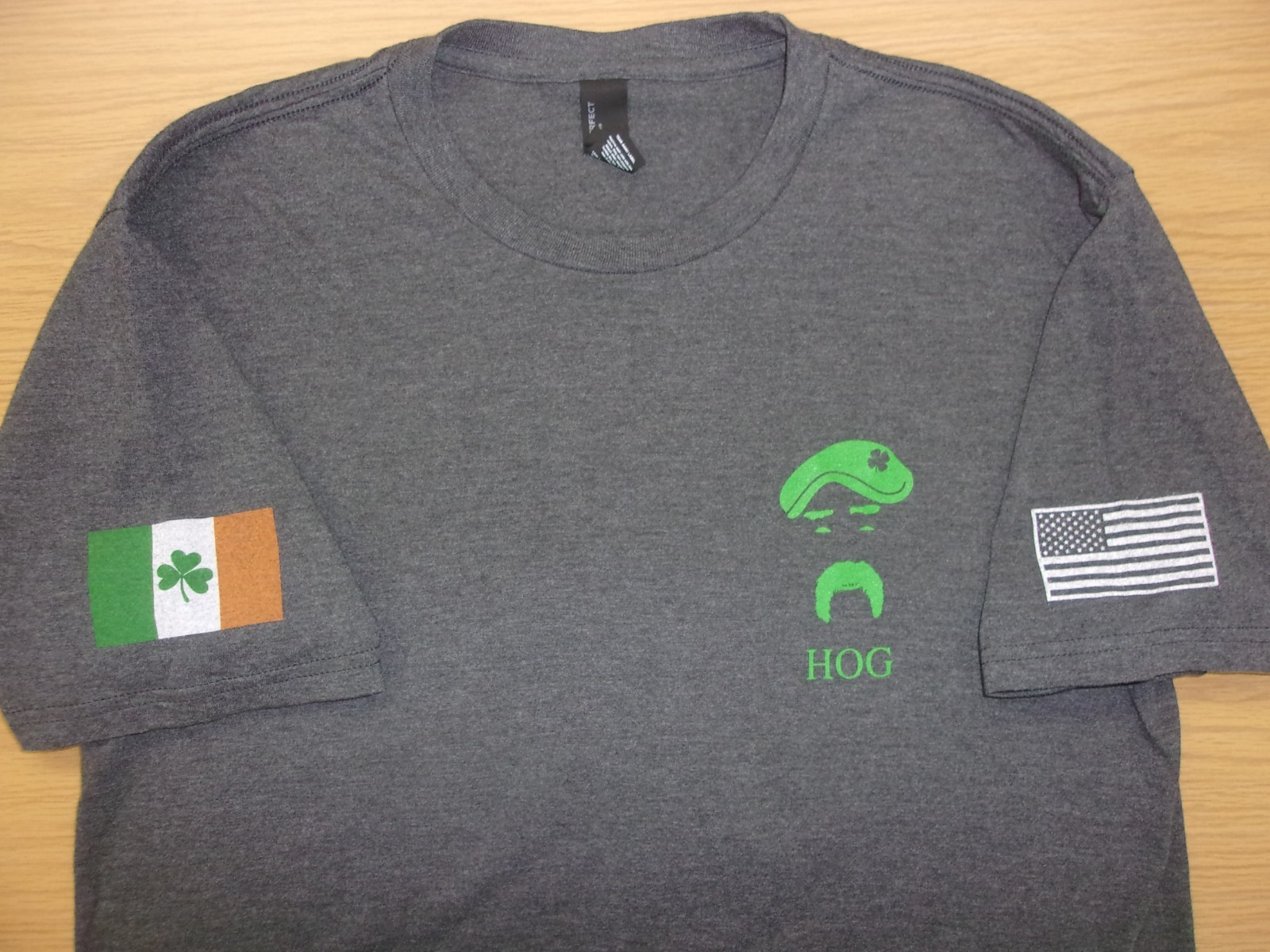 Boston Mass Irish Slainte Graphic Logo Tri-Blend T-Shirt Mens S ~NEW~ gallery