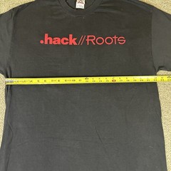 Vintage Y2K Hack Roots T-Shirt AAA Size XL Anime Comic Manga Bandai Promo Tee