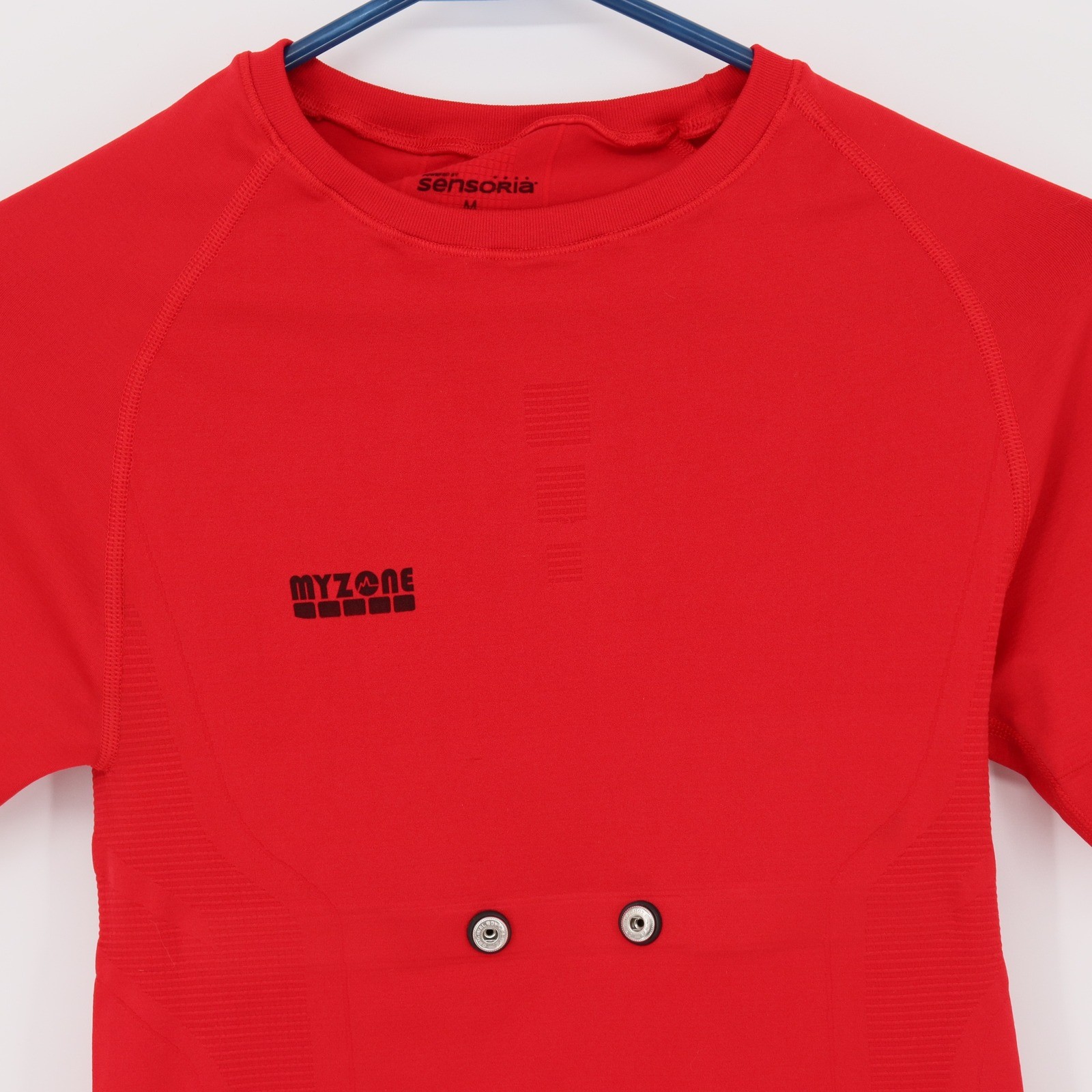 Sensoria 'MYZONE' Sensor Red Medium Men's Fitness Workout Athletic Shirt Top gallery