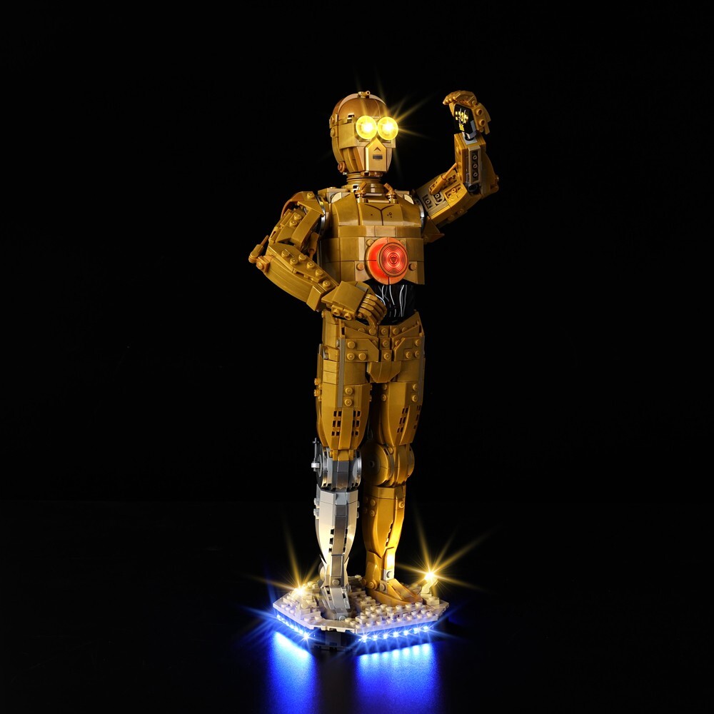 LED Light Kit for C-3PO – Compatible with LEGO® 75398
