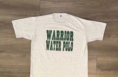 Vintage Russell Athletic Warrior Water Polo Graphic Tee Shirt Mens XL