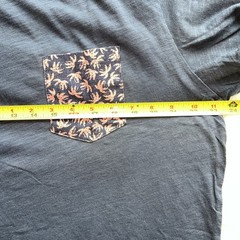 Marine Layer Navy L/XL Men’s Regular Fit Lightweight T-Shirt Palm Tree Pocket