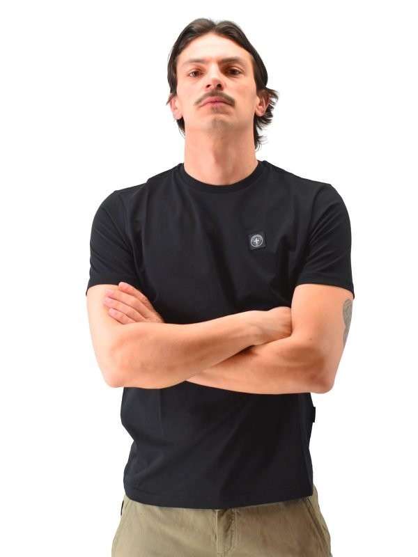 🔵 Three Stroke – Minimum 0011-SS25 Black Men’s T-Shirt New SS26