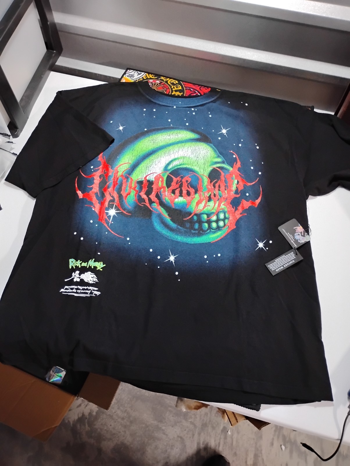 Civil Regime Rick and Morty Oversized T-Shirt Black, Size XXL New With Tags gallery