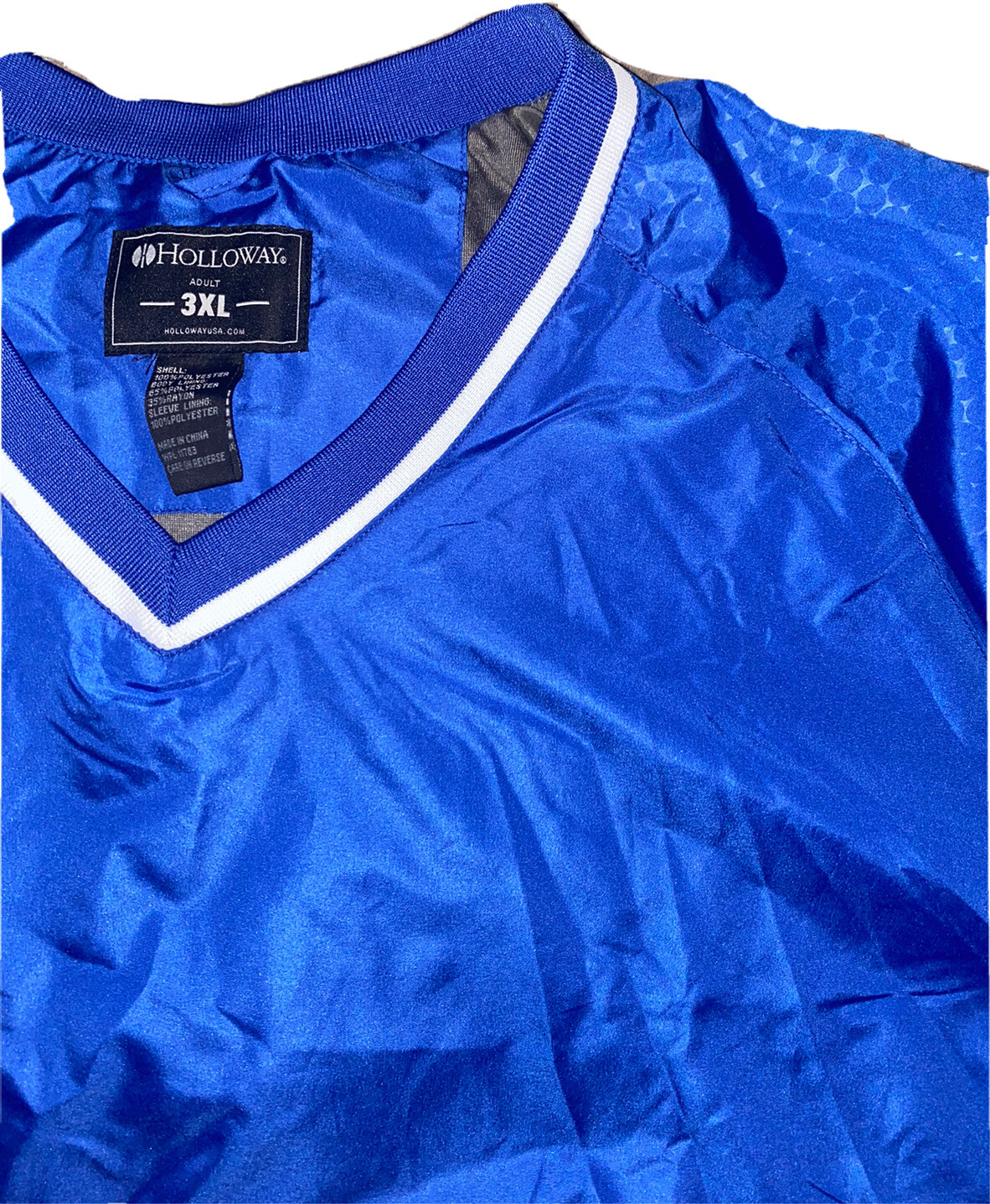 Holloway Micron Polyester V-Neck Collar Lightweight Bionic Wind T-Shirt Size 3XL gallery