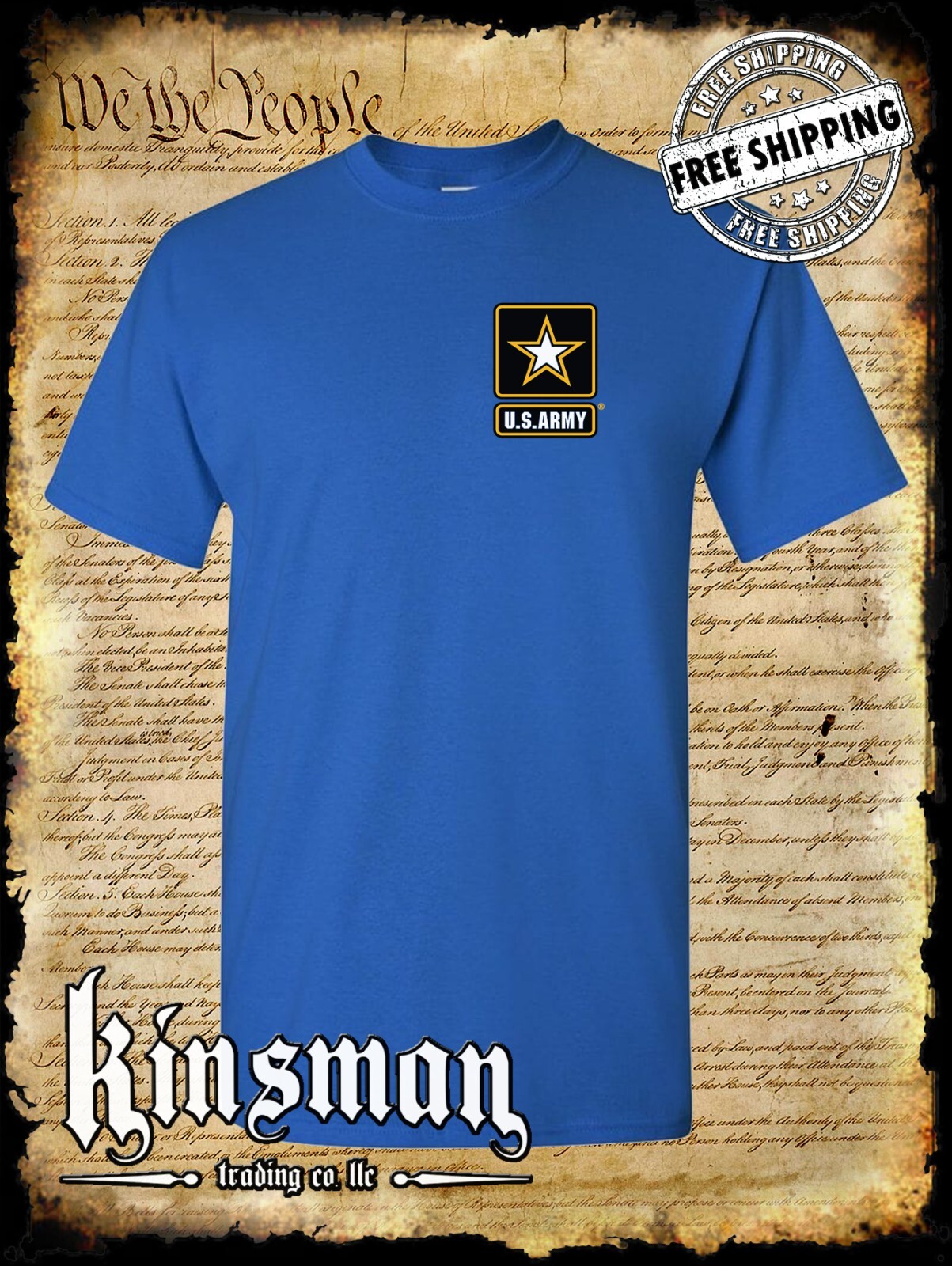 US Army Logo Crest T-Shirt / United States of America Military Official Licensed gallery