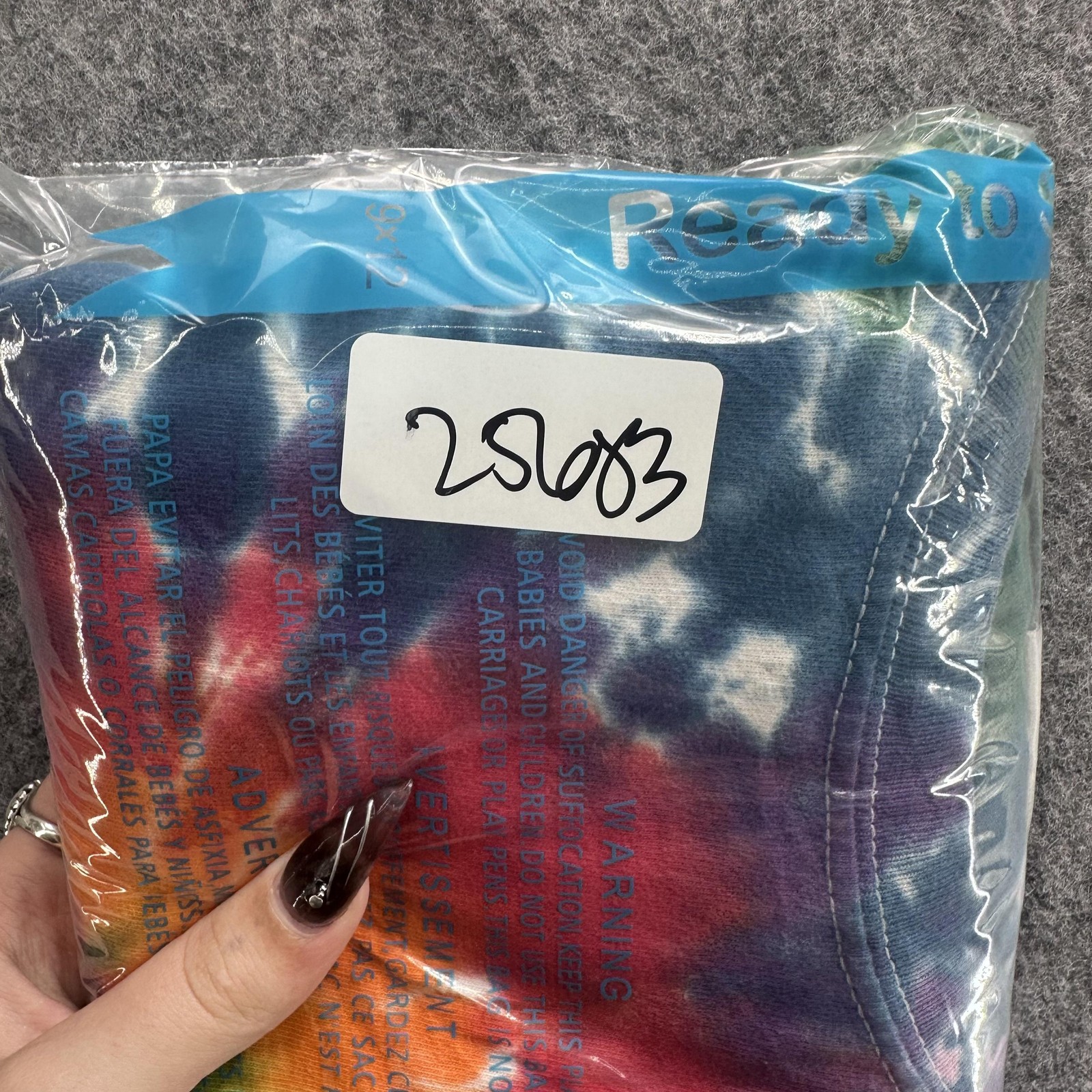 Diamond Star Shirt Mens XL Multi Tie Dye Rainbow Spiral Short Sleeve Alstyle gallery