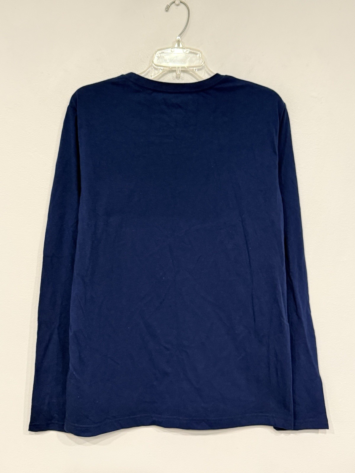 NEW Nautica '1983 Sailing' Shirt Size Medium Navy Long Sleeve Cotton Crew Jersey gallery