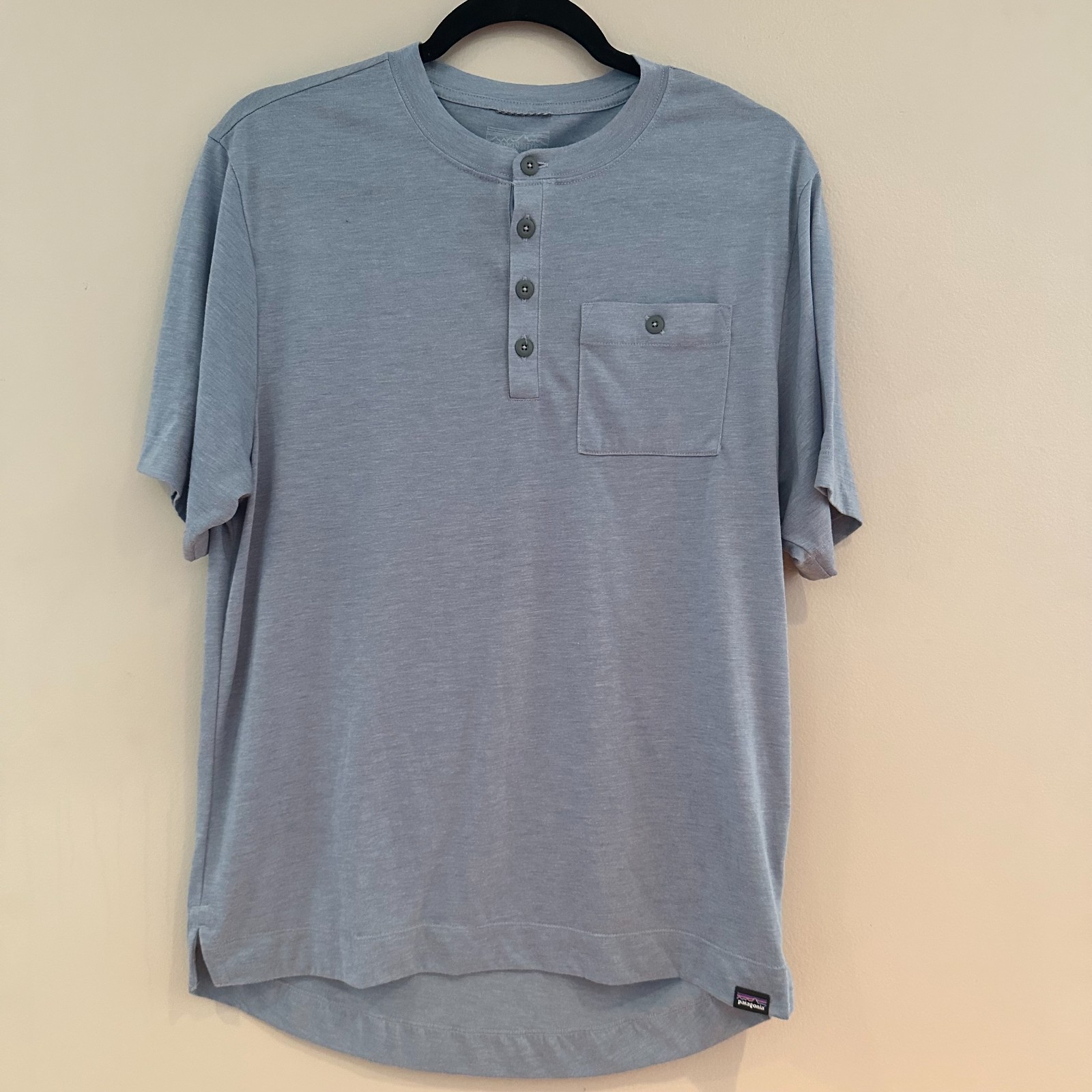 Patagonia Capilene Cool Trail Henley Shirt Blue Heather Mens Medium Gorpcore gallery