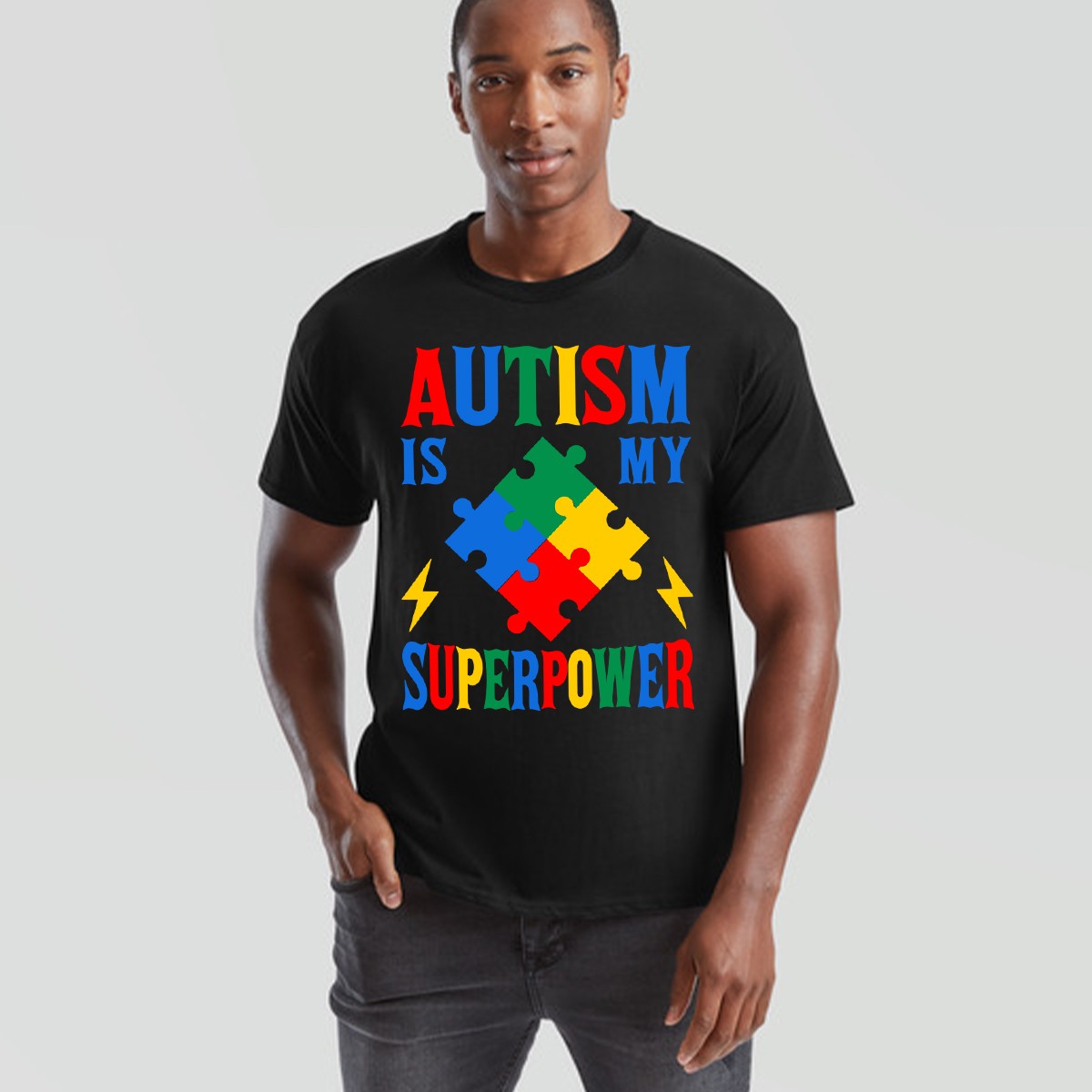 Autism Is My Superpower Autistic Unisex Tshirt Neurodiversity Awareness Gift Tee gallery