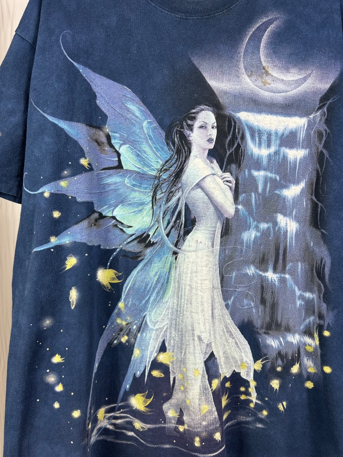Vintage Fairy Pixie The Mountain Shirt Fantasy Moon gallery