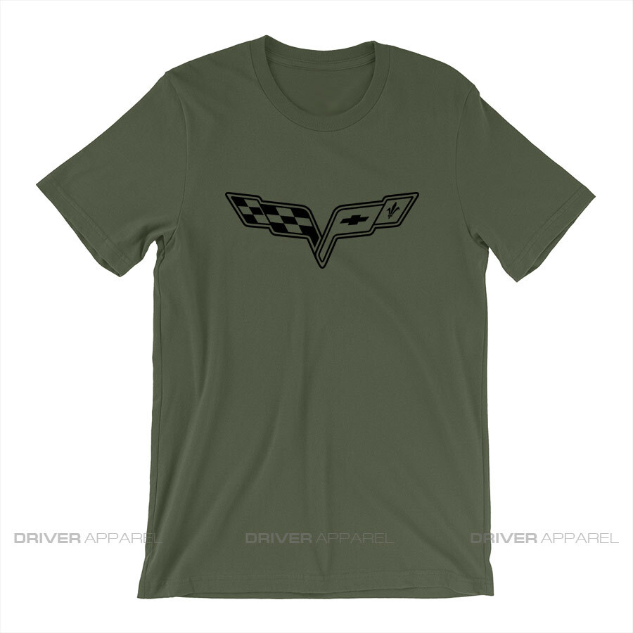 Corvette C6 Shirts & Hoodies Emblem Logo Chevy Z06 ZR1 LS2 LS7 LS9