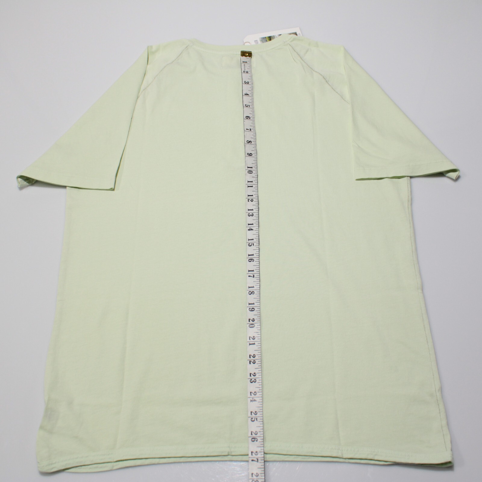 M. Singer NWT Short Sleeve Henley T-Shirt Size Medium in Apple Green 100% Cotton gallery