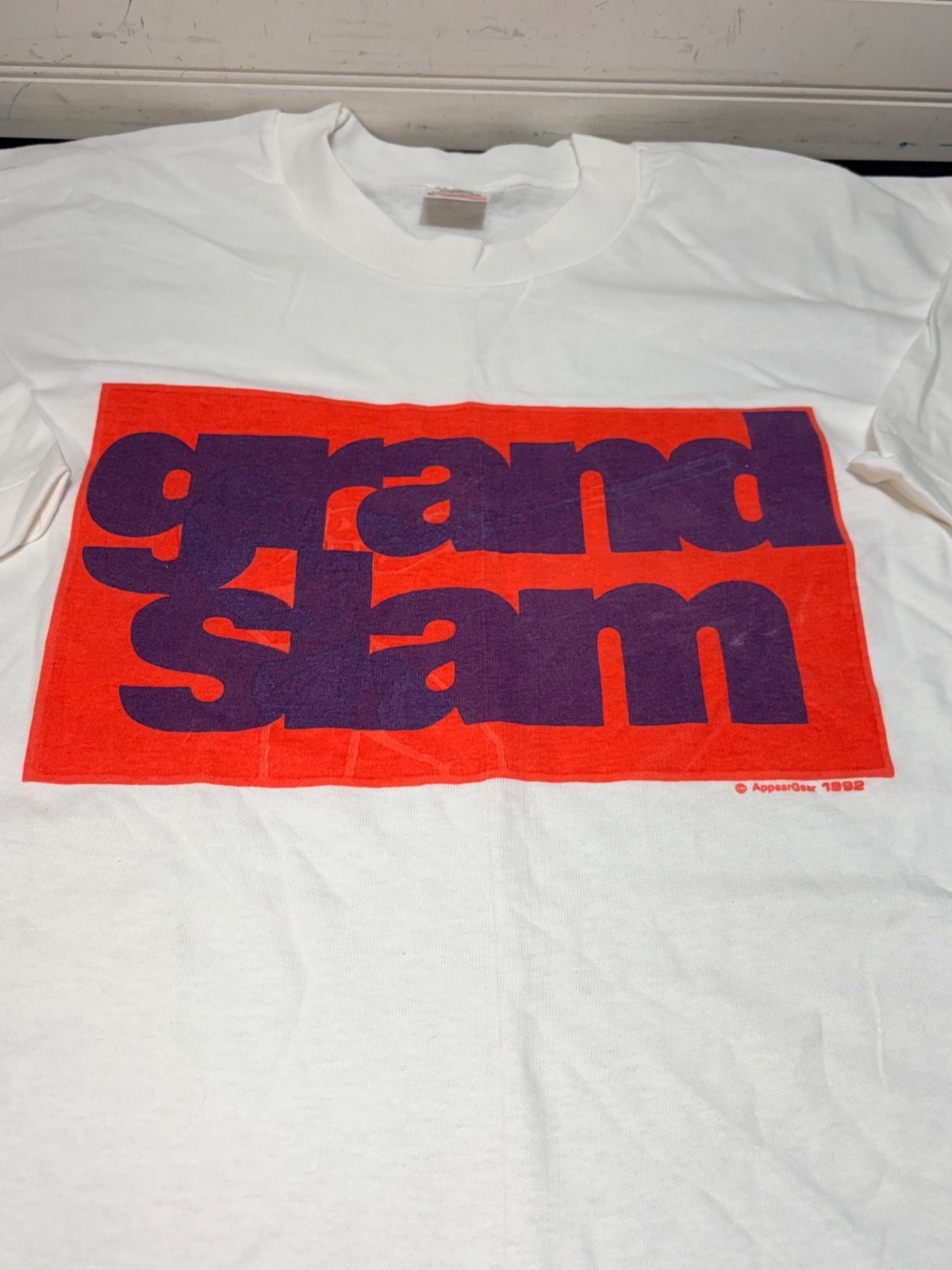 New Vtg 90's Grand Slam Baseball Tee T Shirt XL Single Stitch USA Fruit of Loom gallery