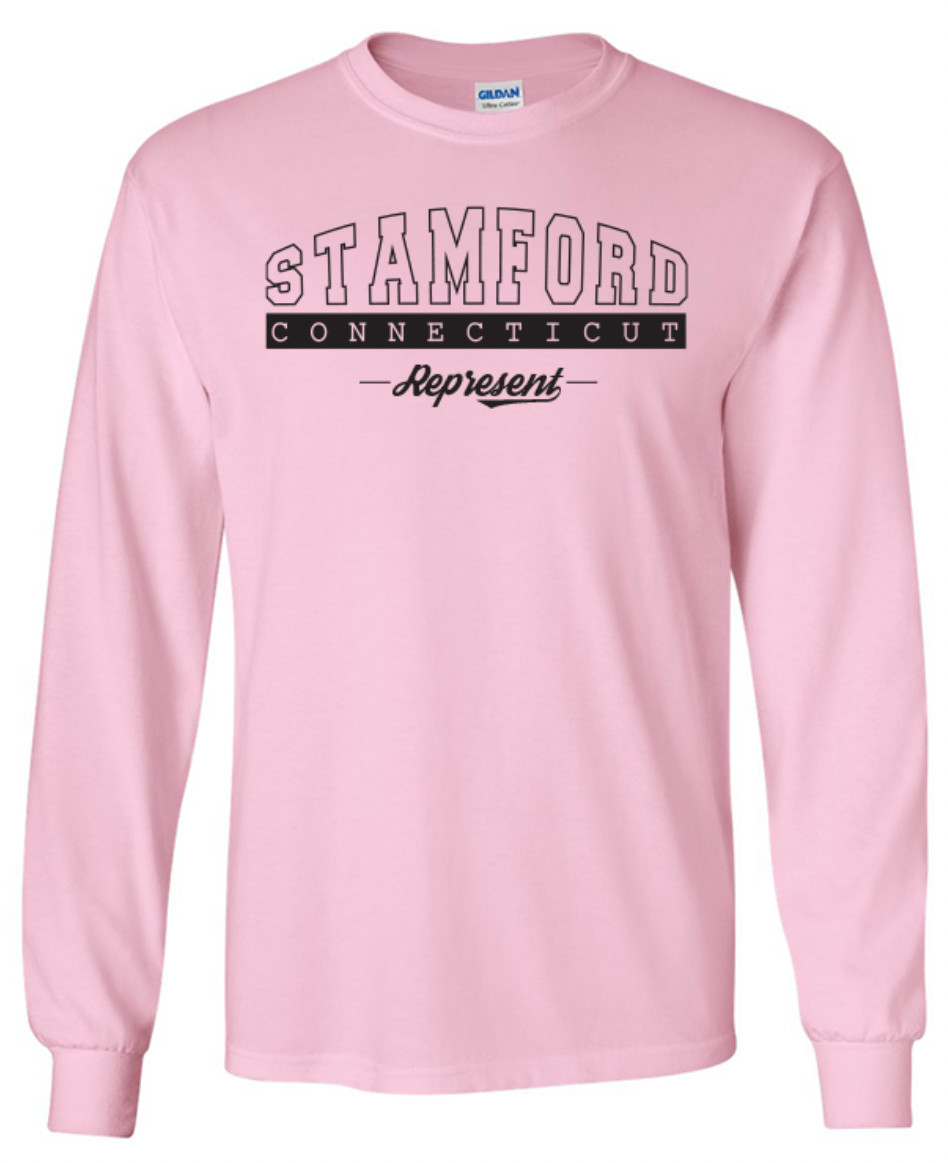 Stamford Connecticut State T-Shirt Long Sleeve Graphic Tees Unisex Apparel Text gallery