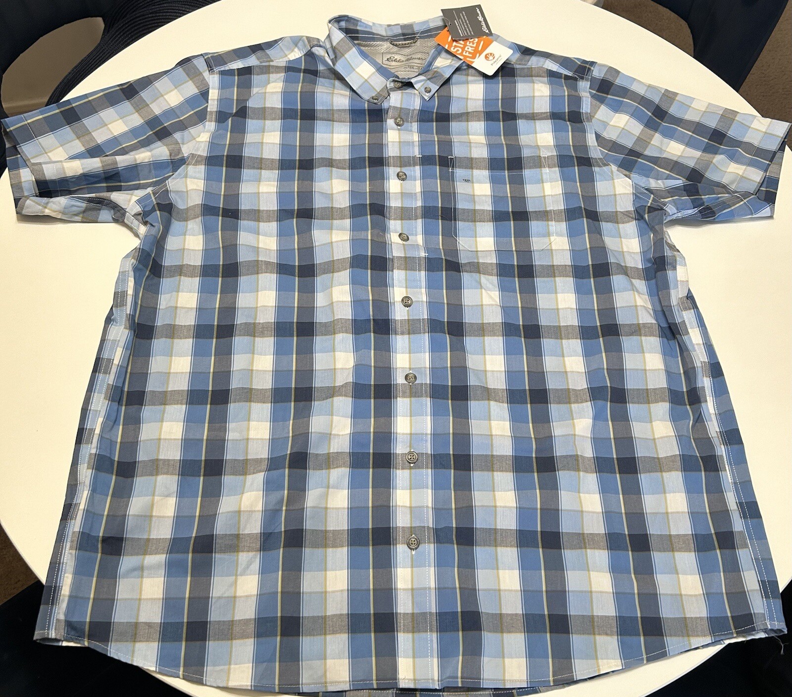 Voyager Flex shirt Indgoblu Eddie Bauer Size XXL gallery