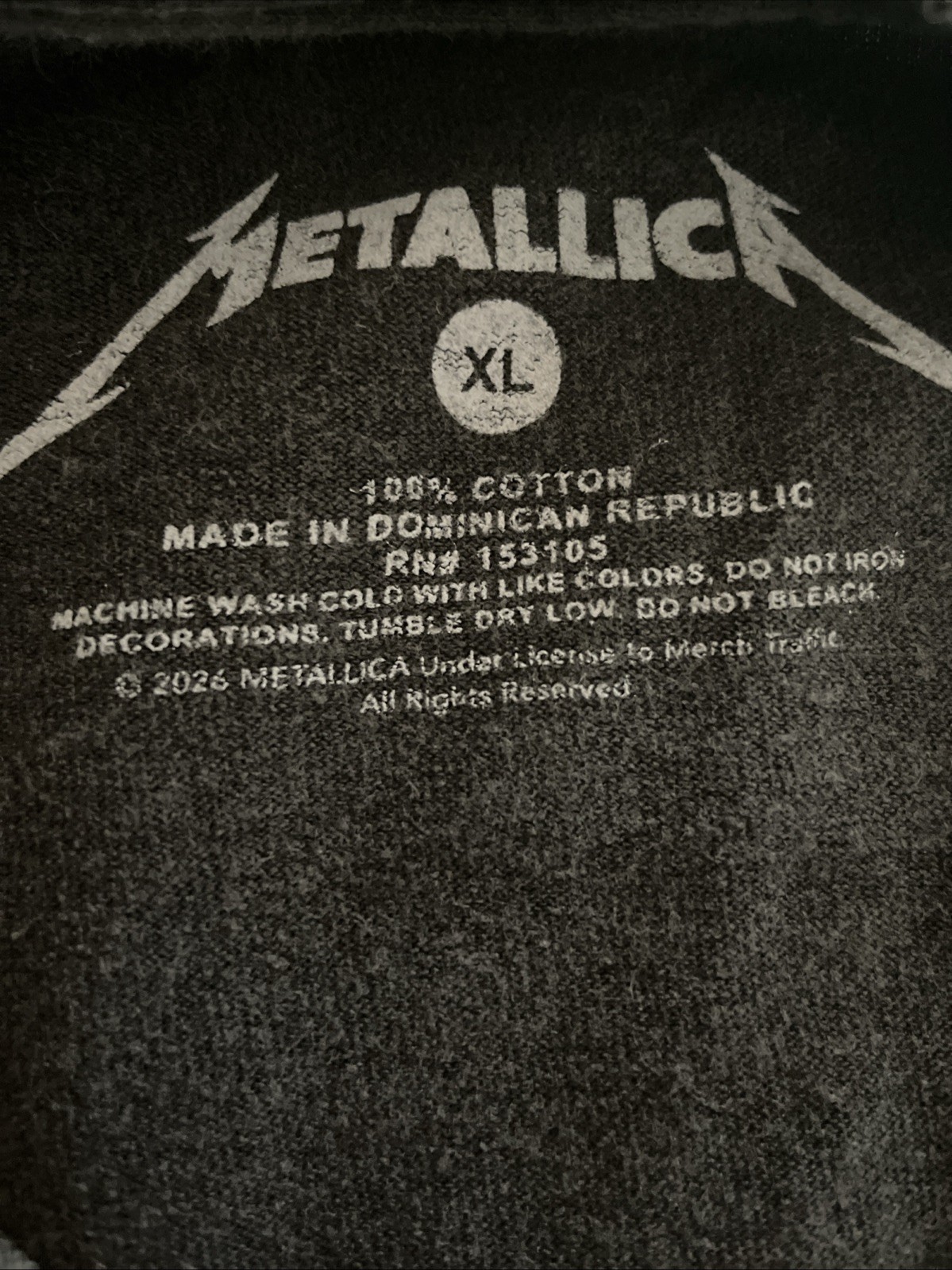 Metallica Skeleton Race Shirt XL Here Comes Revenge Rat Fink Hot Rod NEW gallery
