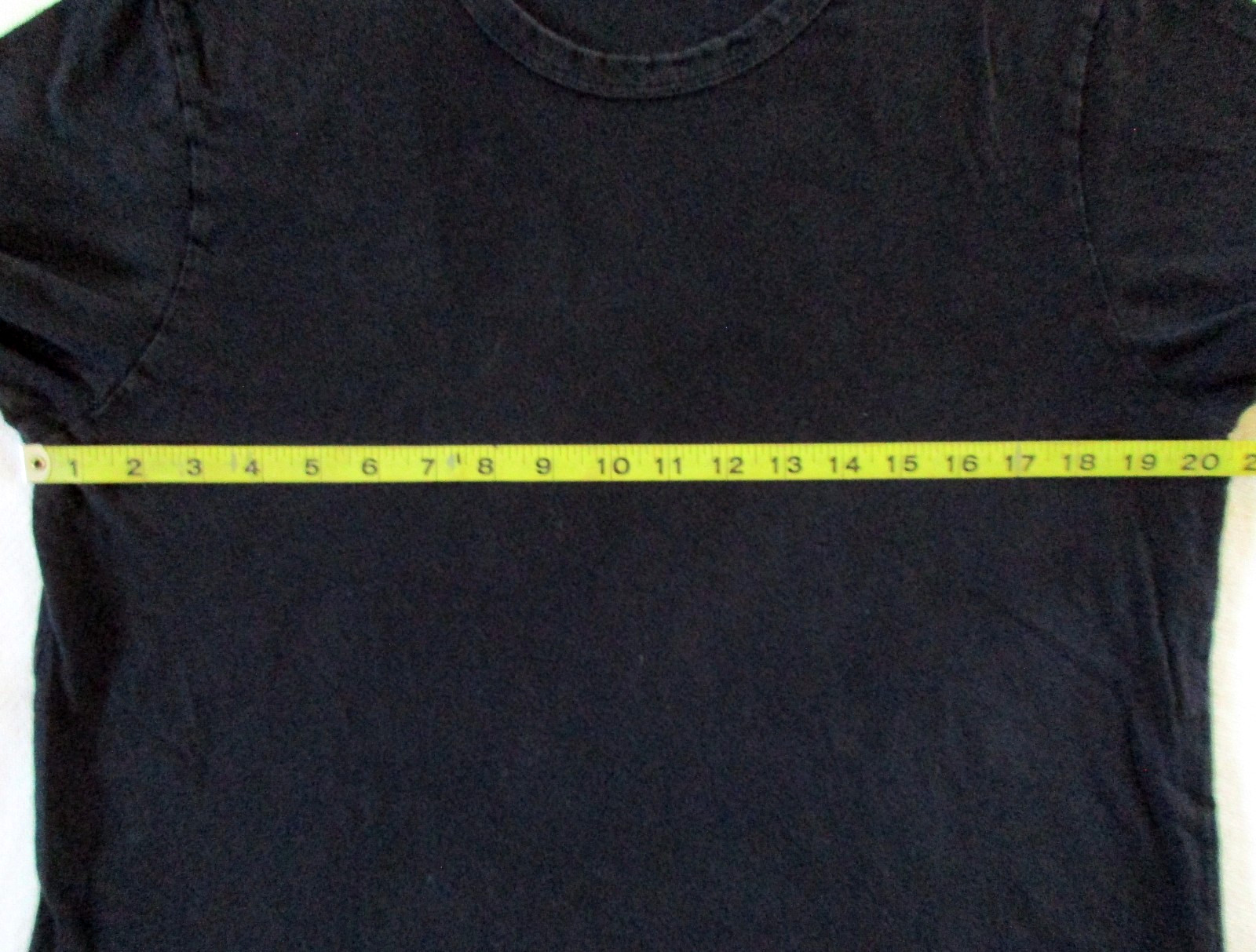 Buck Mason T Shirt Mens M Medium Scoop Neck Curved Hem Preppy Smart Casual Black gallery