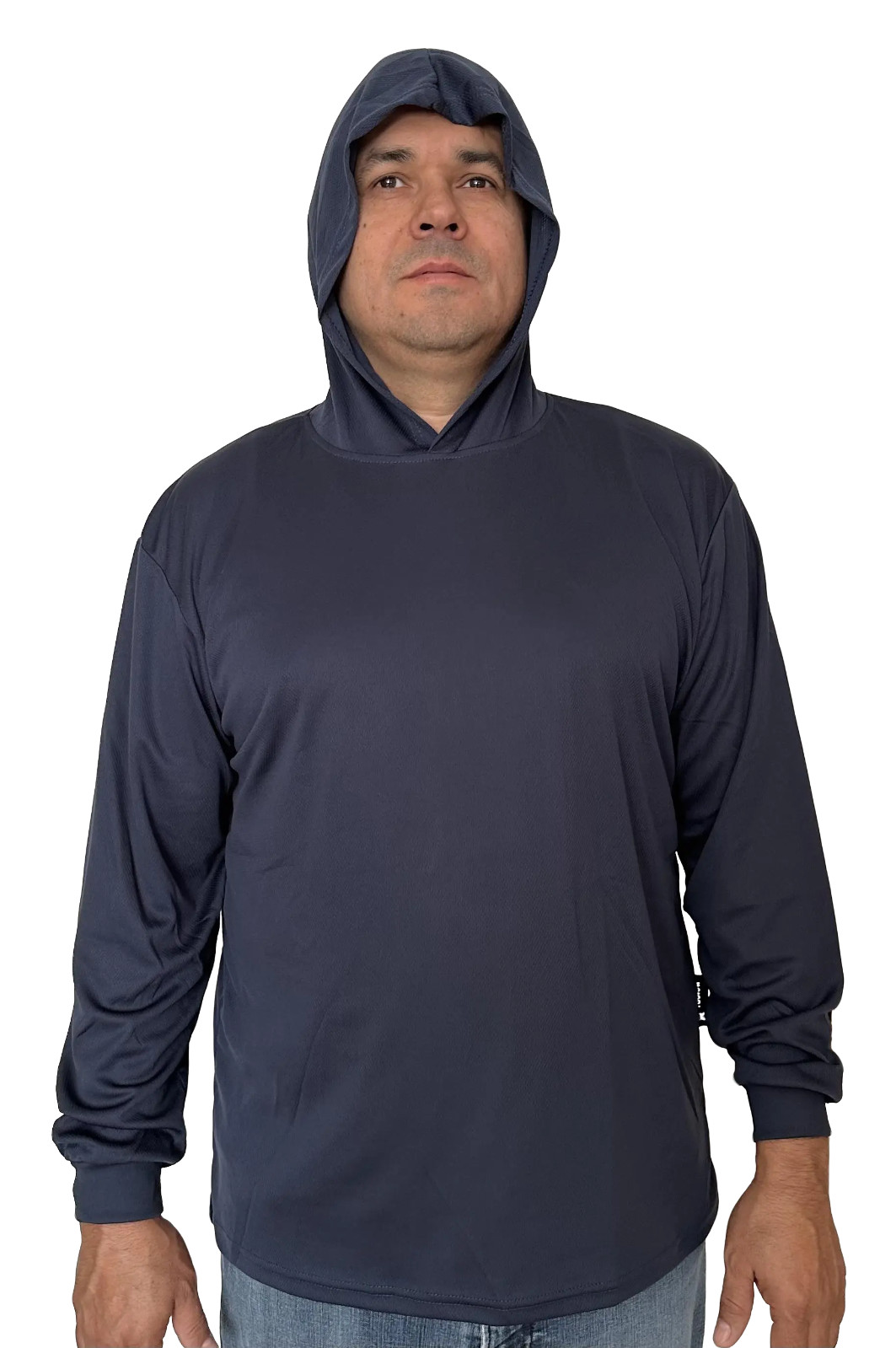 Hoodie Navy High Visibility Shirt / Air Cooling Flow w/ UV Protection gallery
