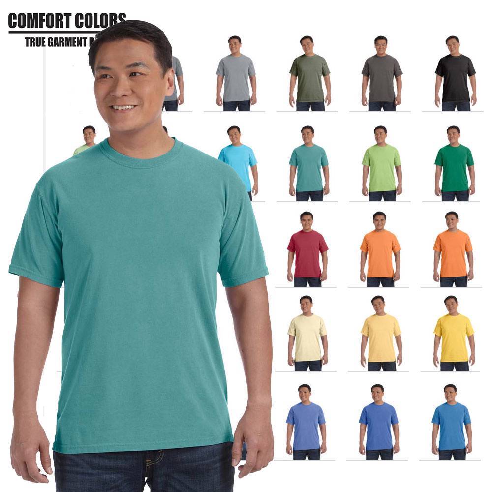 Comfort Colors Men's Short Sleeves Ringspun Garment Dyed S-3XL T-Shirt M-C1717 gallery