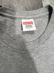 SS16 Supreme Morrissey Tee Heather Grey Size Large 100% AUTHENTIC
