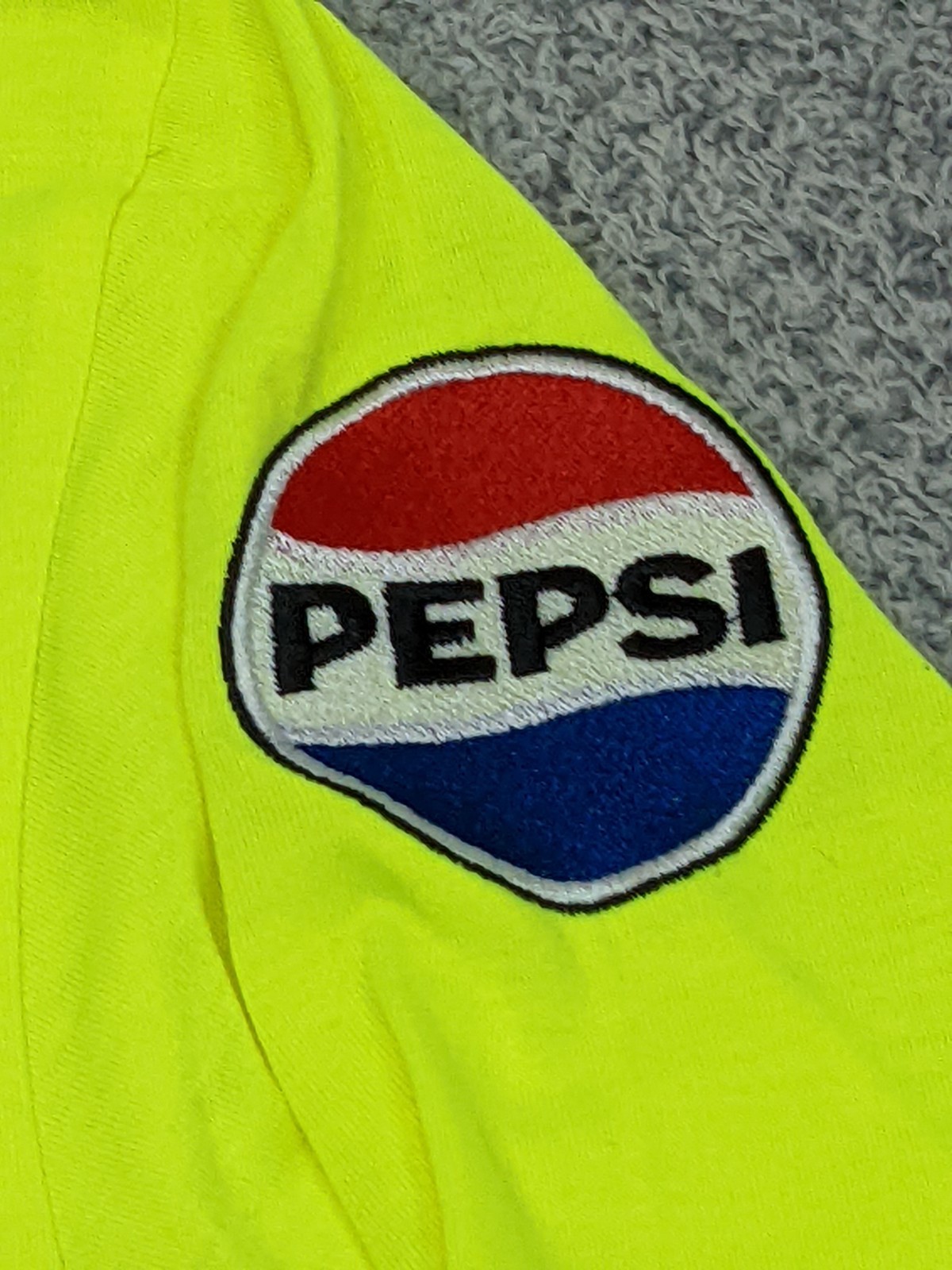 Pepsi Wearguard Aramark Reflective Shirt Safety Workwear Long Sleeve Neon Medium gallery