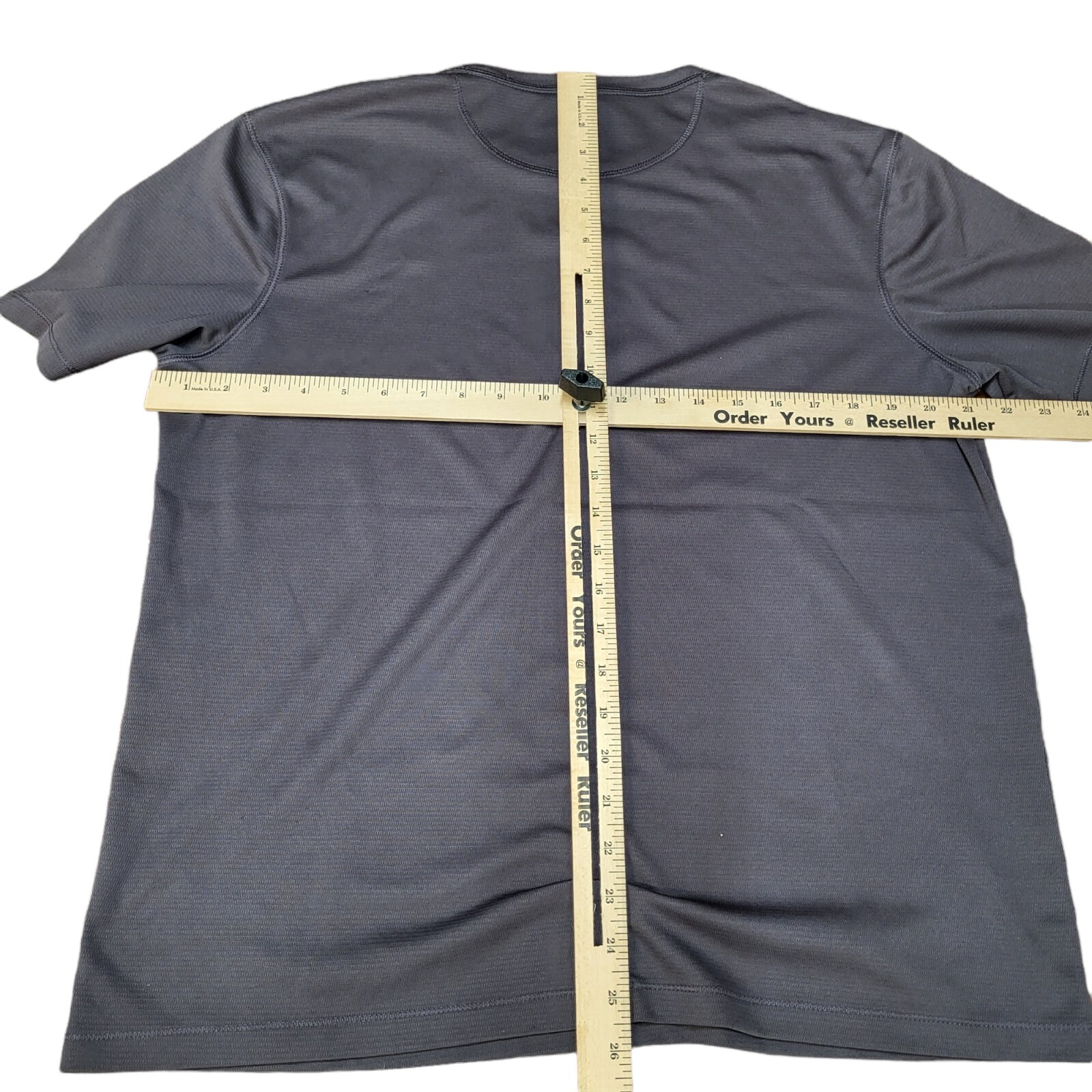 Reel Legends Mens Fishing Shirt Gray M Performance UPF30 Quick Dry Sunscreen gallery