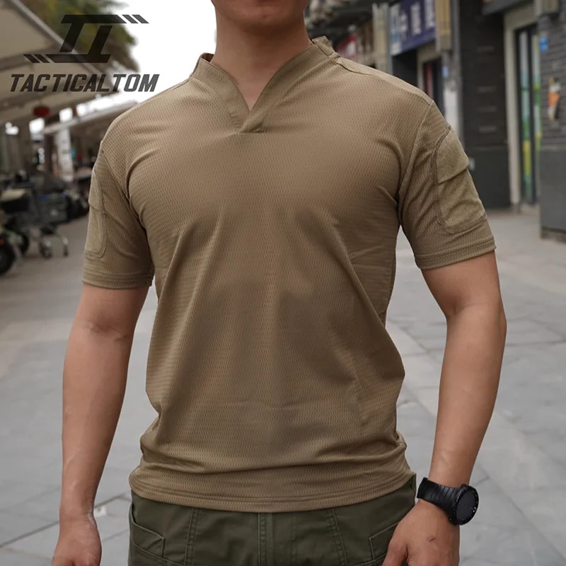Quick Drying Combat T-shirt Top Outdoor Green RG High Elasticity T-shirt Short S gallery