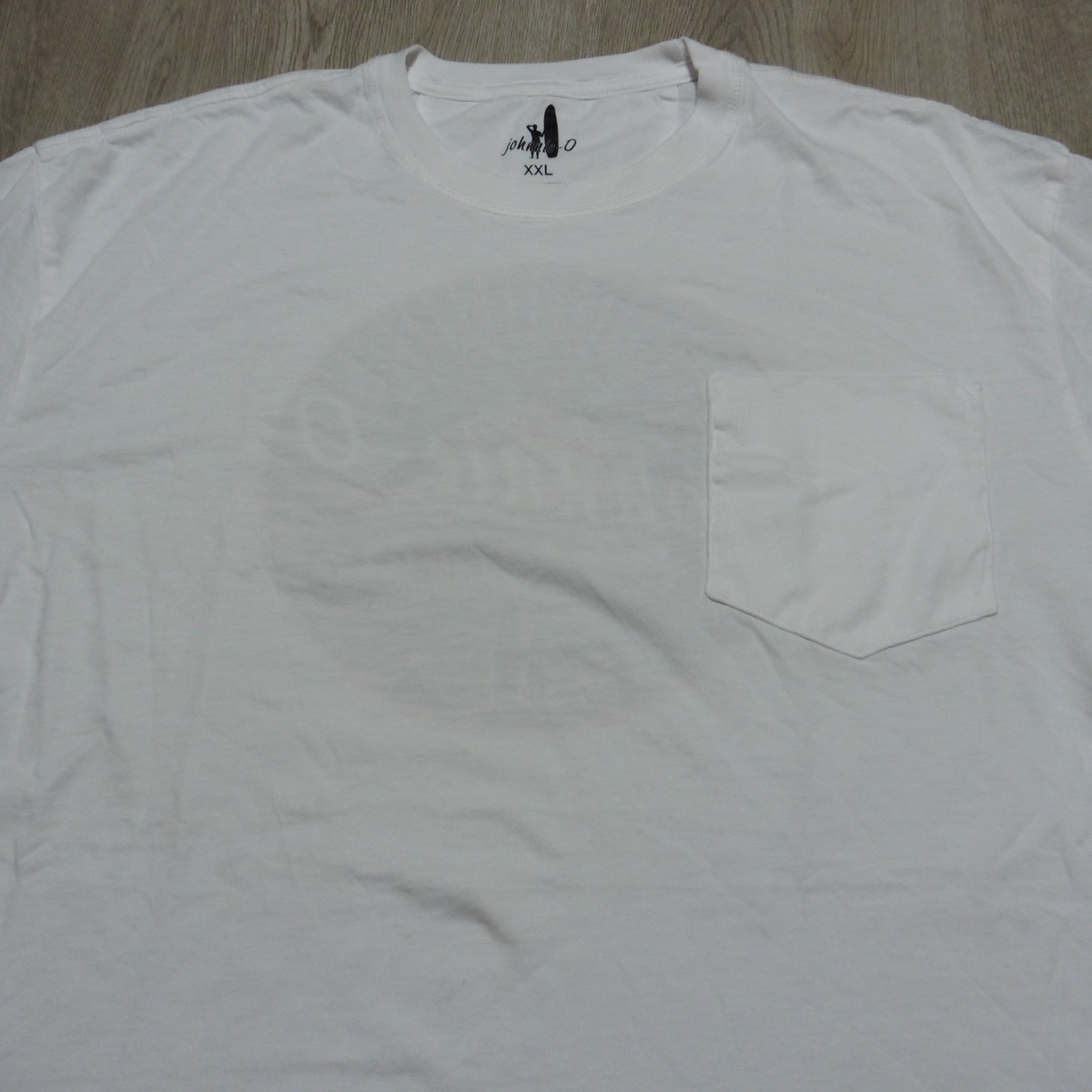 Johnnie-O Men's XXL Surf Sunshine T-Shirt White SS Crew Neck Flawed gallery