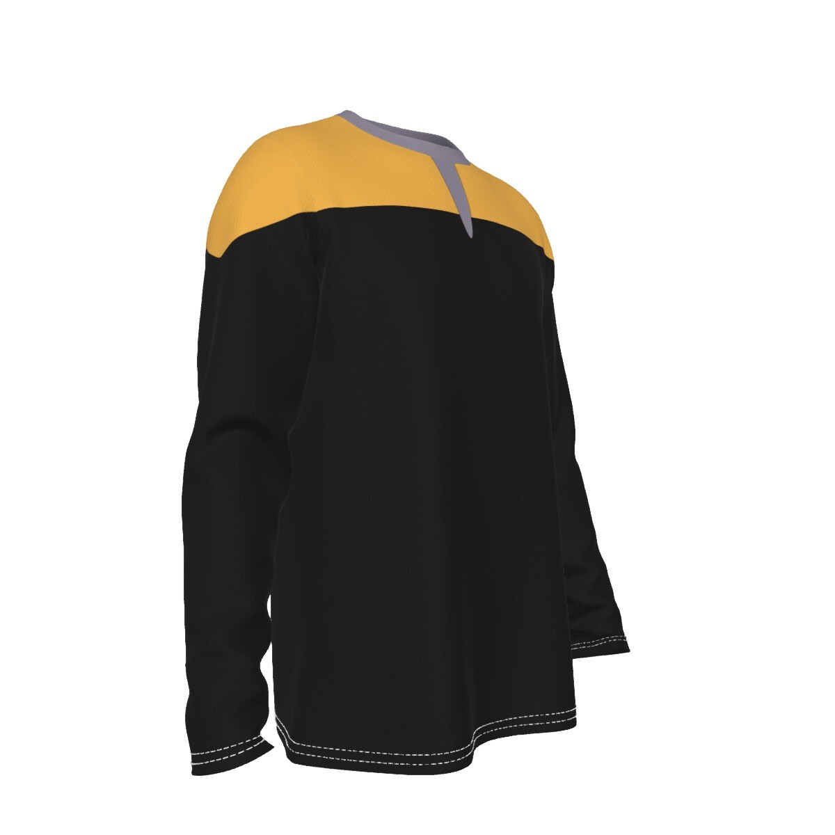 Starship Gold Uniform Shirt - No Badge - Yellow / Gold Federation Costume gallery