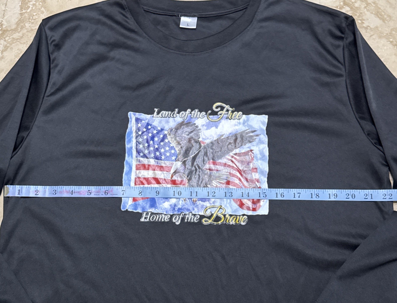 Land Of The Free Home Of The Brave Long Sleeve Tyler Robinson Sz Large gallery